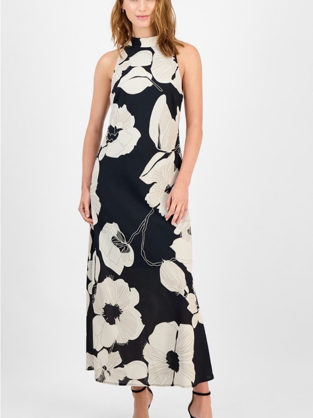 Sam Edelman Women’s Floral Sleeveless A-Line Lined Dress Size 8 Sku #82